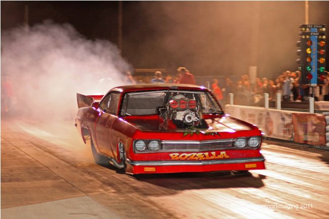 Nasty Impala drag racer!